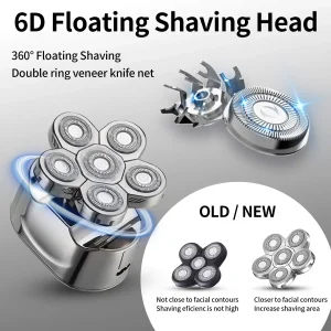 Solimpia 6-in-1 Electric Shaver